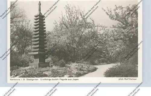 7500 KARLSRUHE, Stadtgarten, 13-stöckige buddhistische Pagode aus Japen