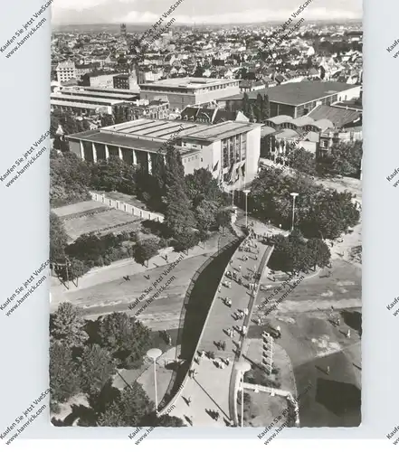 4000 DÜSSELDORF, Ausstellungsgelände, Aluminium-Brücke, 1955