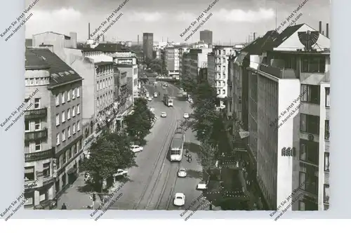 4000 DÜSSELDORF, Graf-Adolf-Strasse, VW-Käfer, Strassenbahn