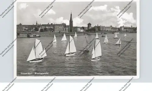 4000 DÜSSELDORF, Segelregatta auf dem Rhein