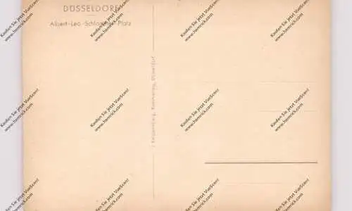 4000 DÜSSELDORF, Albert-Leo-Schlageter-Platz an der Königsallee, kl. Druckstelle