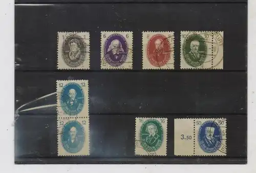 DDR - 1950, Lot aus 261 - 270, o