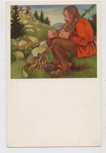 MÄRCHEN & SAGEN, RÜBEZAHL, Künstler-Karte Hans Lang