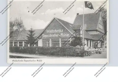 5060 BERGISCH GLADBACH - PAFFRATH, Diepeschrather Mühle, NS-Beflaggung, 1942