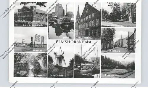 2200 ELMSHORN, Reit- und Fahrschule, Reitbahn, Oberau, Alte Mühle, Sandberg..., 1959