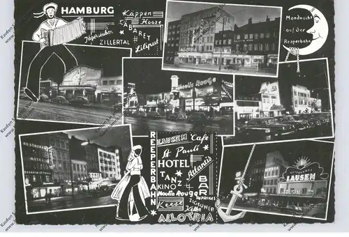 2000 HAMBURG - ST. PAULI, Reeperbahn, Moulin Rouge, Lausen...1961