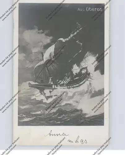 OPER - RICHARD WAGNER, Szene aus OBERON, 1903
