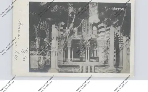 OPER - RICHARD WAGNER, Szene aus OBERON, 1903