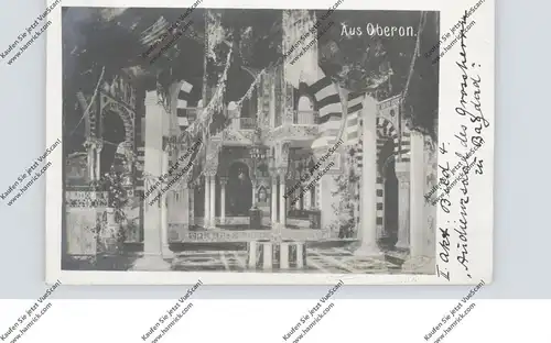 OPER - RICHARD WAGNER, Szene aus OBERON, 2.Akt, 4.Bild, 1903