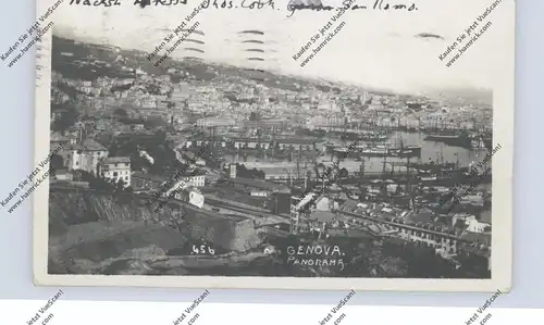 I 16100 GENOVA, Panorama, Porto, 1926