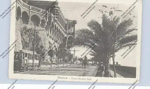 I 16100 GENOVA, Corso Aurelio Saffi, Tram, 1926