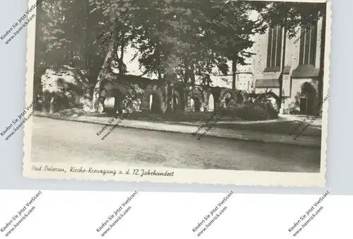 0-2560 BAD DOBERAN, Kirche-Kreuzgang aus dem 12.Jahrhundert, 1955
