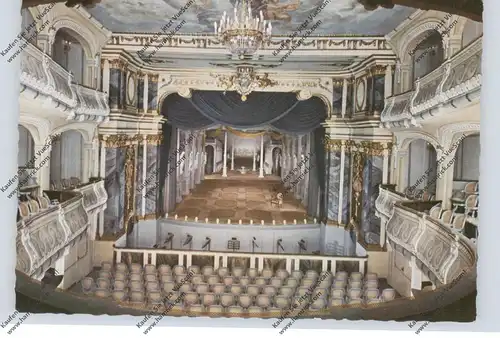 6830 SCHWETZINGEN, Rokoko-Theater, Innenansicht, 1959