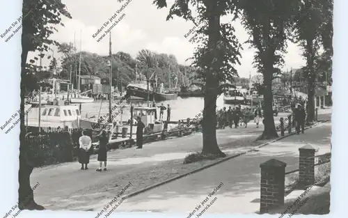 0-2500 ROSTOCK - WARNEMÜNDE, Im Hafen, 1960