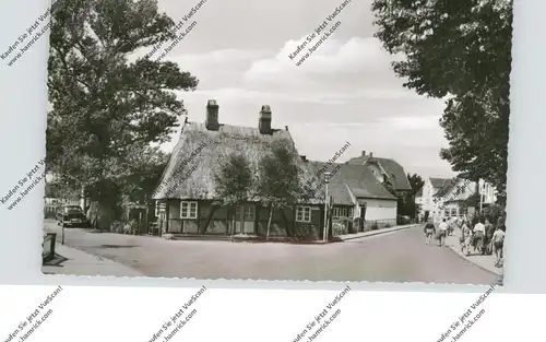 2436 KELLENHUSEN, Deichstrasse und Altes Fischerhaus