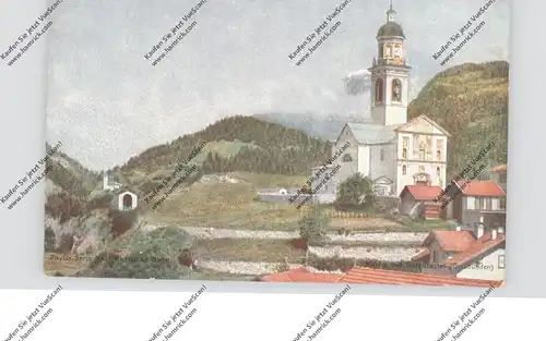 CH 7450 TIEFENCASTEL GR, Kirche, Phytin-Werbekarte