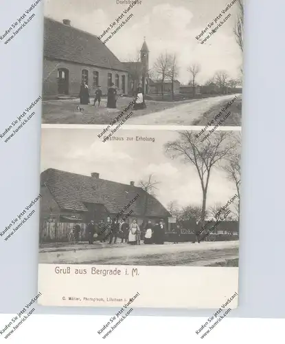0.2851 DOMSÜHL - BERGRADE, (Parchim), Gasthof zur Erholung, Dorfstrasse, 1908