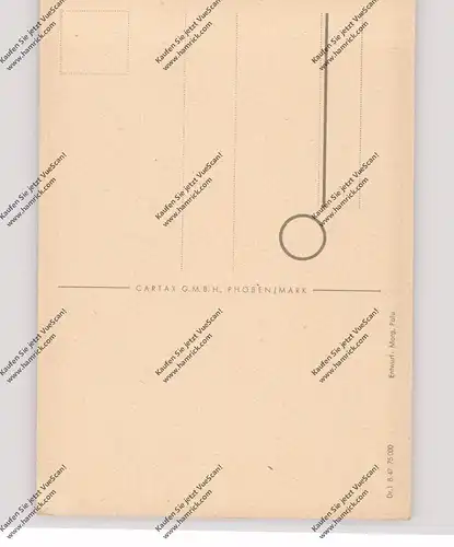 KINDER - Künstler-Karte Margarete Palu, Kinderpaar mit Schubkarre, Pilz, Schnecke