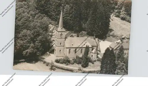 5277 MARIENHEIDE - GIMBORN, Kirche St. Johann Baptist, Luftaufnahme