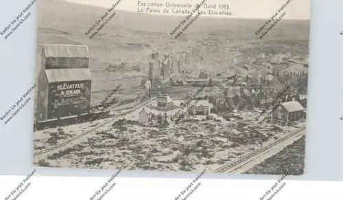 EXPO - GENT 1913, Canada, Diorama