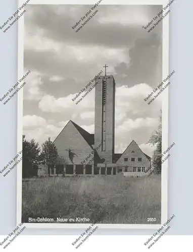 1000 BERLIN - DAHLEM, Neue evangelische Kirche, 1935