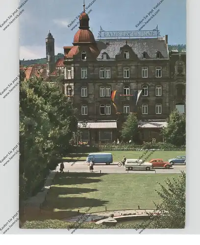 8600 BAMBERG, Hotel Bamberger Hof, Oldtimer Volkswagen, OPEL