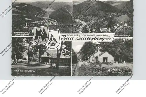 3422 BAD LAUTERBERG, Bahnhof Kurpark, Bismarckturm, Haus des Kurgastes..