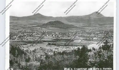 BÖHMEN & MÄHREN - TEPLITZ-SCHÖNAU, Blick vom Erzgebirge, 1941