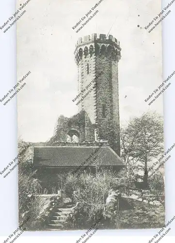 F 57600 FORBACH, Turm Saareck mit Ruine, 1913