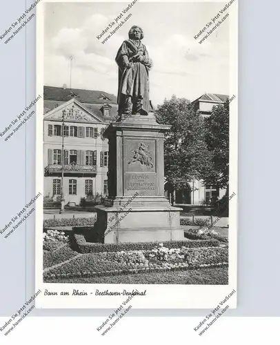 5300 BONN, BEETHOVEN - Denkmal, 1956