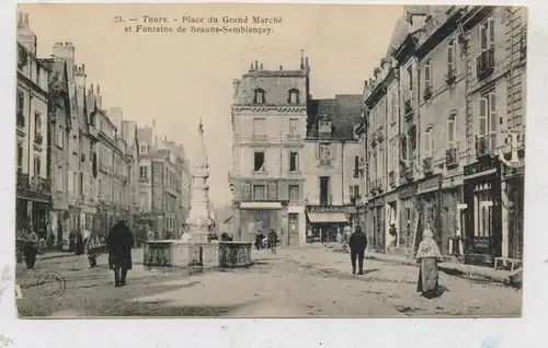 F 37000 TOURS, Place du Grand Marche