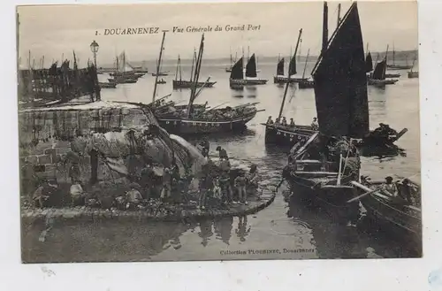 F 29100 DOUARNENEZ, Le Port, Pecheur / Fischerboote / Fishing Boats