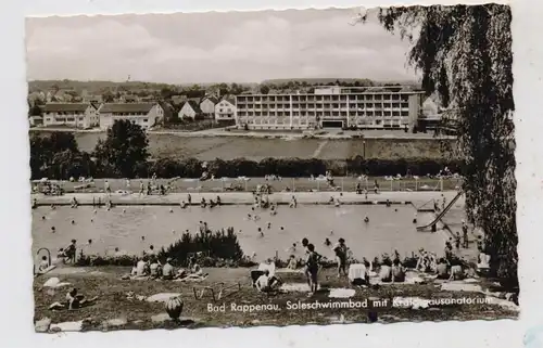 6927 BAD RAPPENAU, Freibad / Schwimmbad, 1963, kl. Einriss