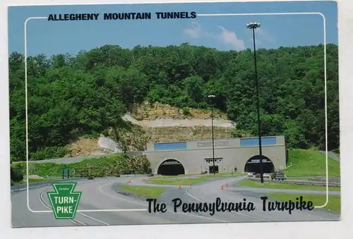 USA - PENNSYLVANIA - Pennsylvania Turnpike, Allegheny Mountain Twin Tunnel