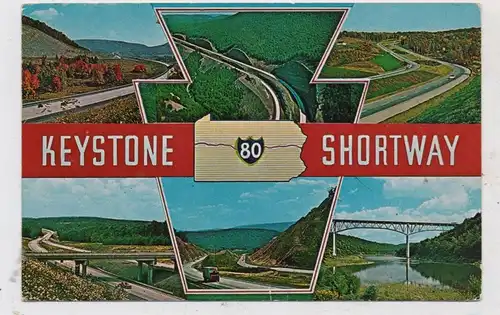 USA - PENNSYLVANIA - Interstate 80, Keystone Shortway