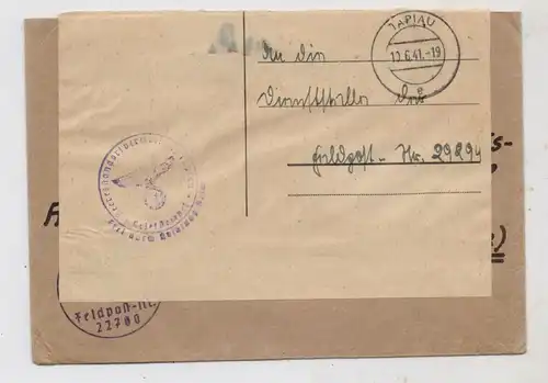 OSTPREUSSEN - TAPIAU / GWARDEISK, Feldpost 2. Weltkrieg, Heeresstandortverwaltung