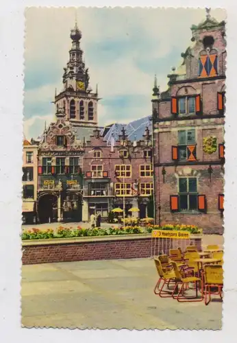 GELDERLAND - NIJMEGEN, Grote Markt, Waaggebouw, "3 Hoelijzers Bieren"