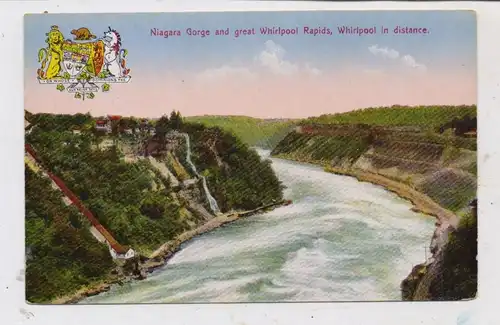 USA - NEW YORK - NIAGARA FALLS, Niagara Gorge, printed in Saxony
