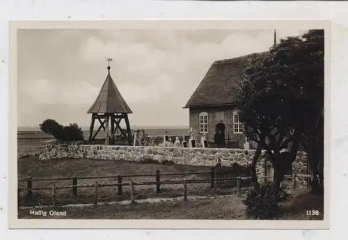 2251 LANGENESS- HALLIG OLAND, Kirche, Friedhof