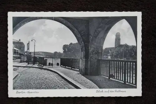 1000 BERLIN - SPANDAU, Blick auf das Rathaus