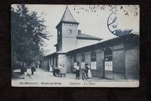 F 68210 MONTREUX-VIEUX - ALTMÜNSTEROL, Bahnhof - La Gare