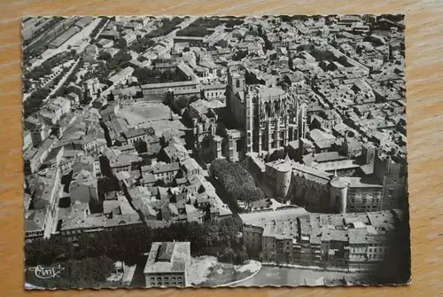 F 11100 NARBONNE, Vue airienne, Centre Ville