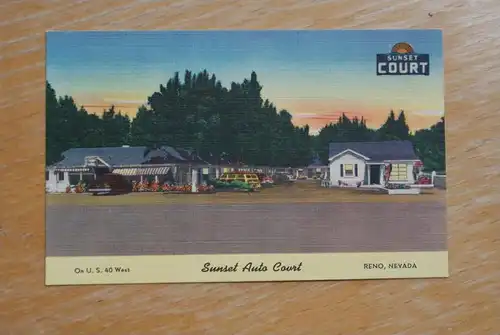 USA - NEVADA - RENO, Sunset Auto Court on U.S.40 West