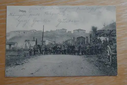 F 55270 CHEPPY bei VERDUN, Militär, 1.Weltkrieg, Ortsansicht, 1915