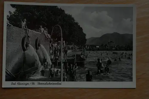 5462 BAD HÖNNINGEN, Thermalschwimmbad, 1954