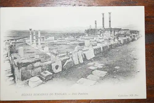 DZ - ALGERIEN - TIMGAD -Ruinenstadt - Petit Pantheon