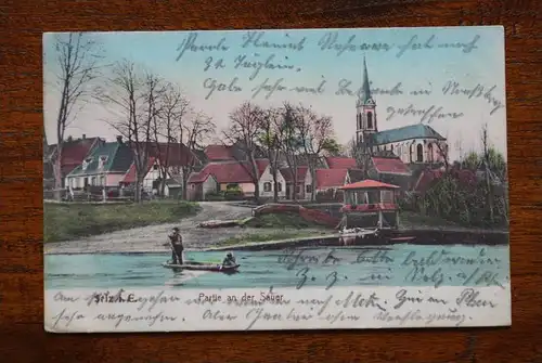 F 67470 SELTZ / SELZ im.Elsass, Partie an der Sauer