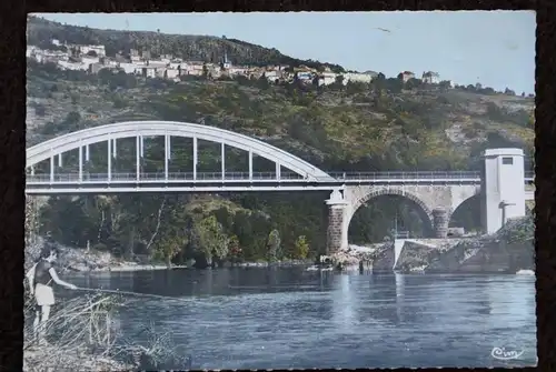 F 63730 CORENT, Le Pont des Goules, Brücke, bridge, poisson, fishing, angeln - CIM, Macon