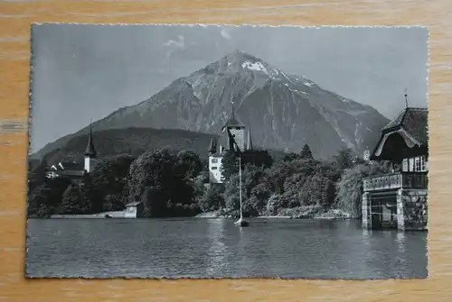 CH 3700 SPIEZ, Bern, Seebucht mit Niesen