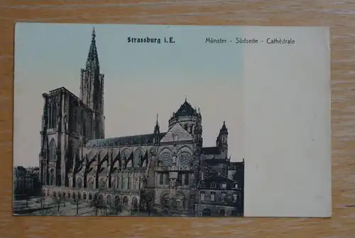 F 67000 STRASSBURG / STRASBOURG, Münster - Cathedrale Südseite